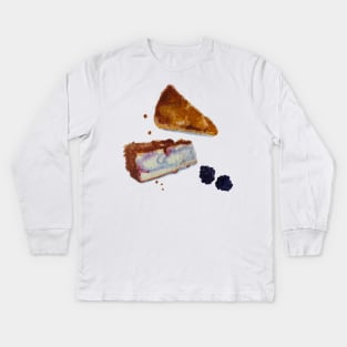 blackberry cake Kids Long Sleeve T-Shirt